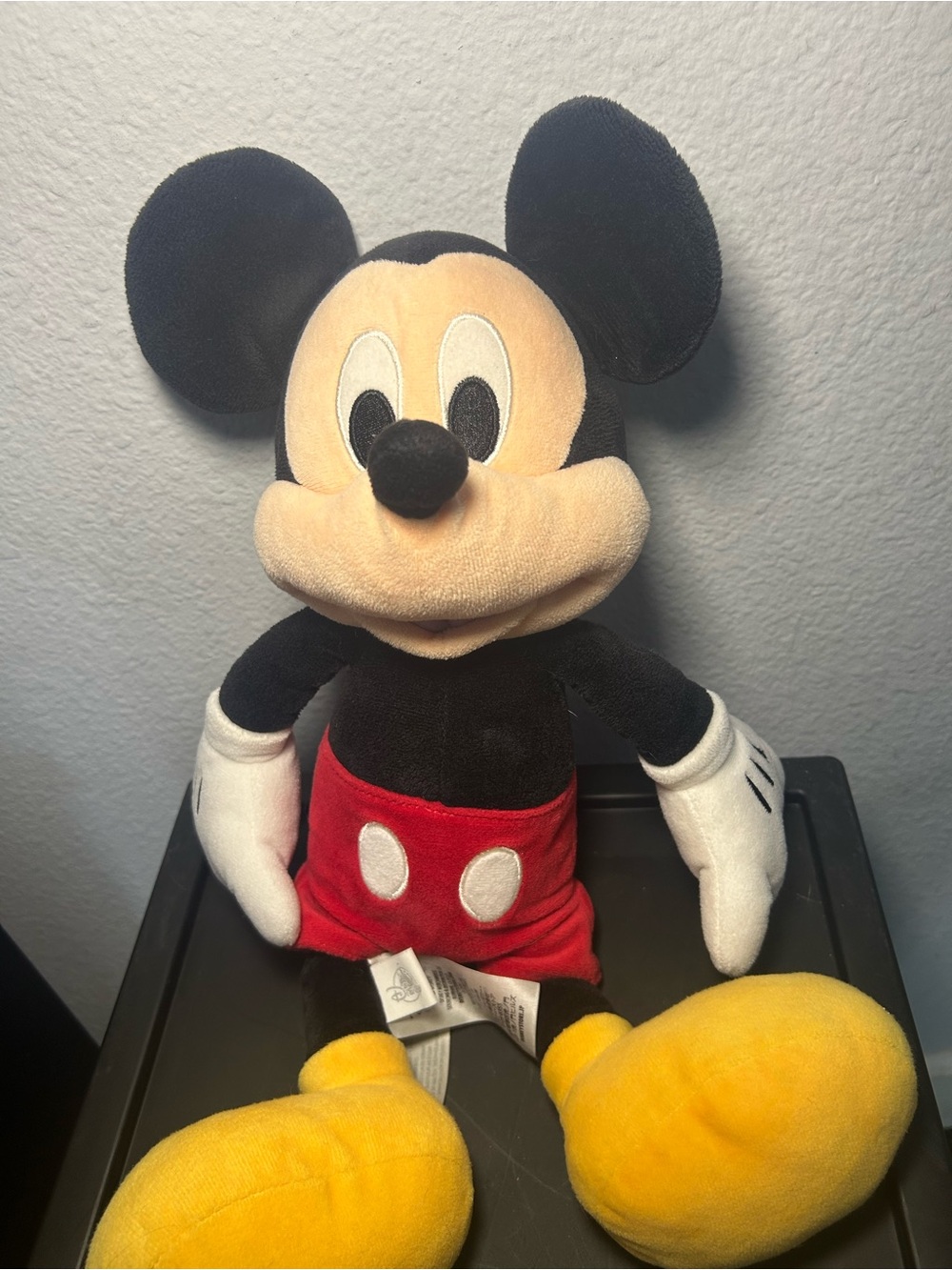Disney Mickey Mouse Plush - Black, Red, Yellow, White